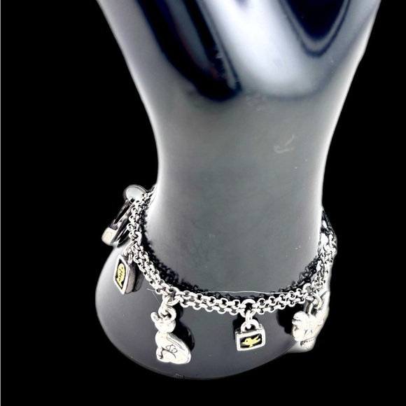 Brighton Pedigree Cat Locket Heart Retired Heart Charm Bracelet PURRFECT! - Picture 10 of 11